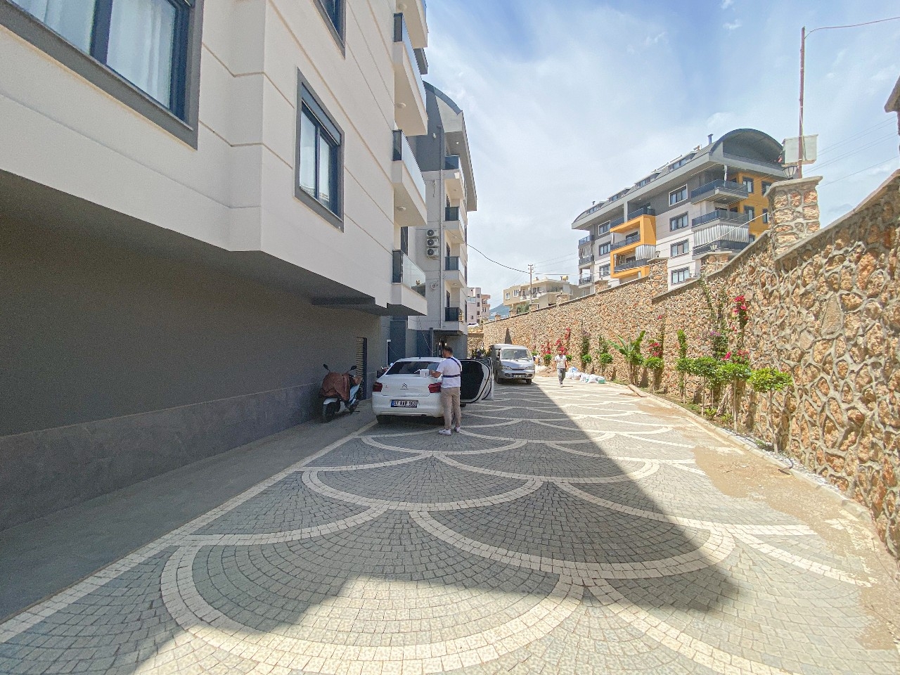 Ylellinen 1+1 asunto vuorinäköalalla Oba, Alanya