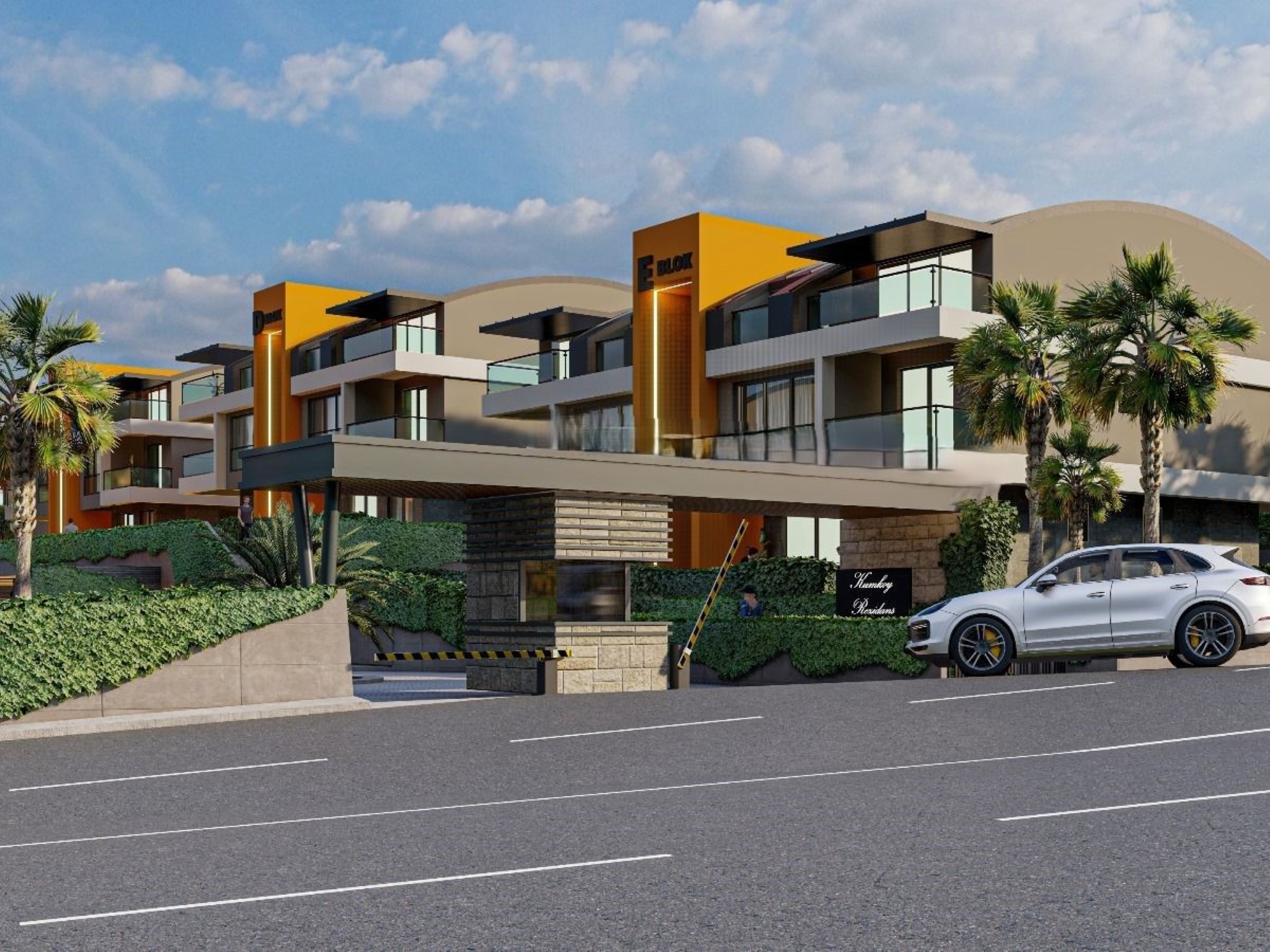 Luxuriöses 1+1 Apartment mit Bergblick in Kumkoy, Side