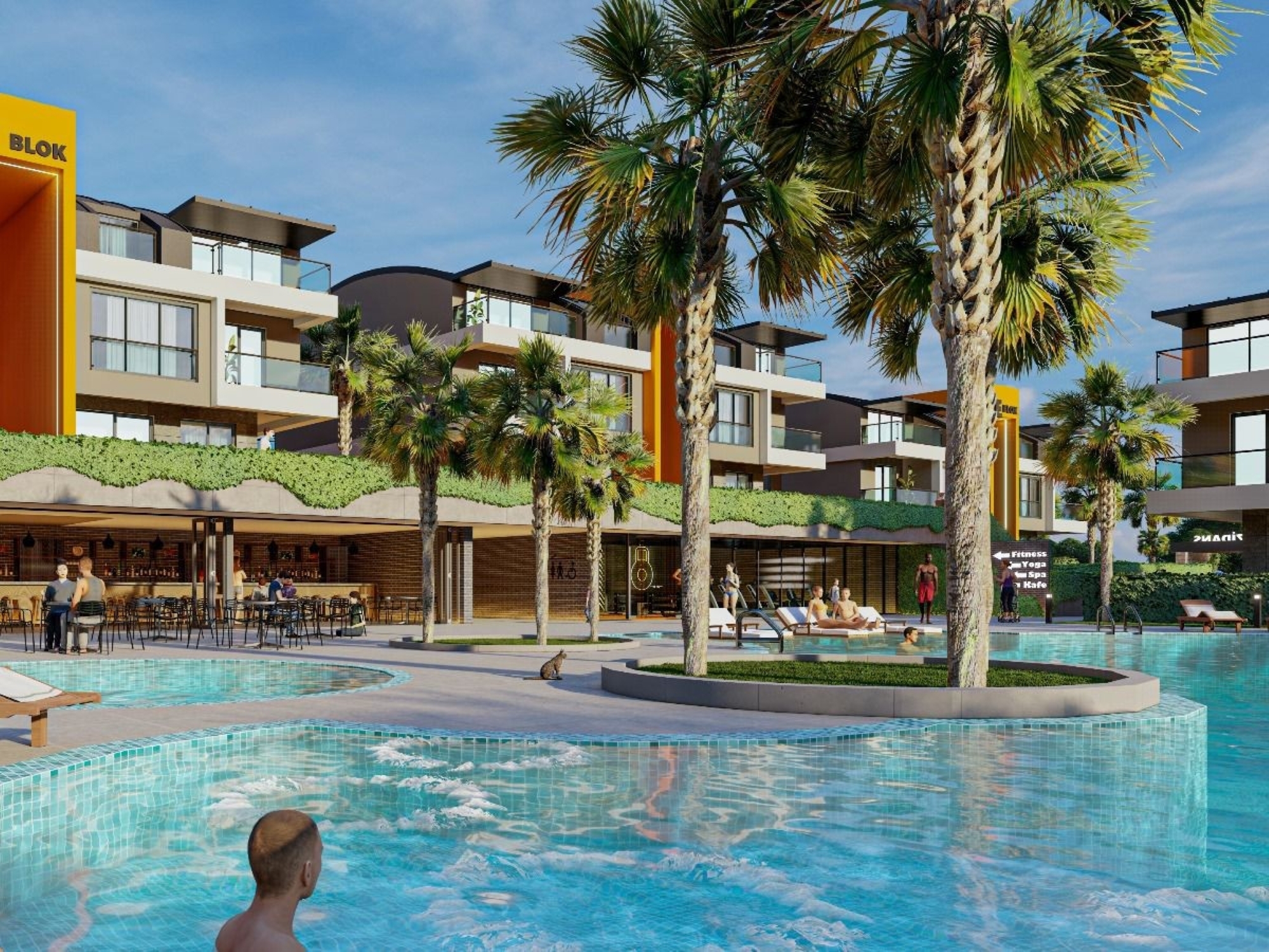 Luxuriöses 1+1 Apartment mit Bergblick in Kumkoy, Side