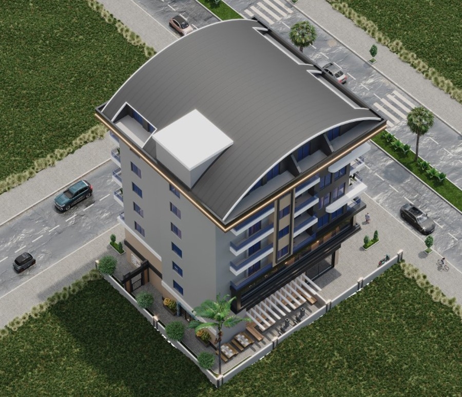 Luxury 2+1 Mountain View Apartment in Mahmutlar