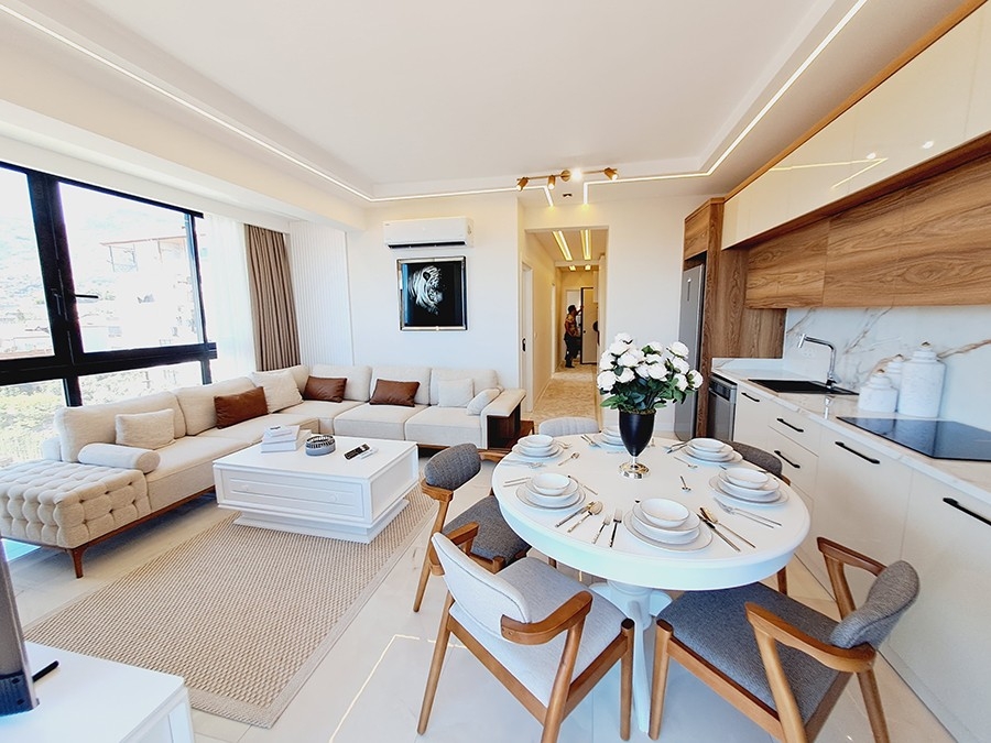 Luxurious 3+1 Apartment with Stunning Views in Alanya