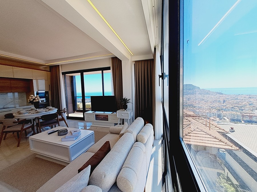 Luxurious 3+1 Apartment with Stunning Views in Alanya