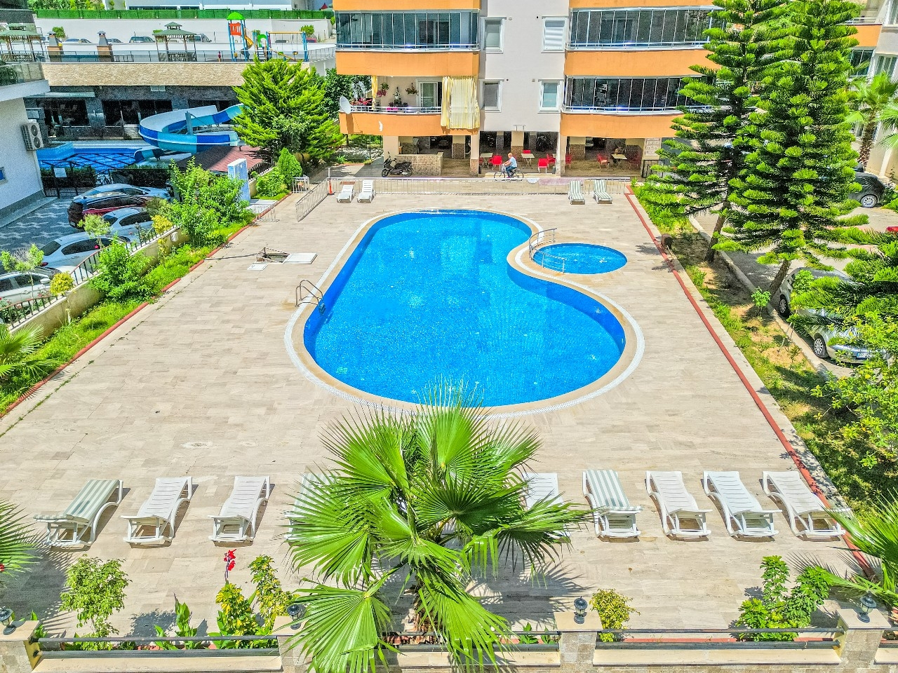 Bergblick 2+1 Wohnung in Mahmutlar, Alanya