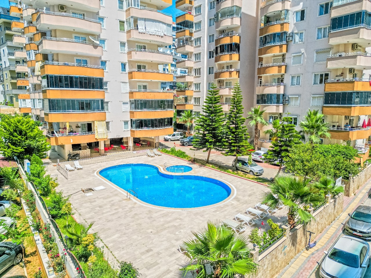 Bergblick 2+1 Wohnung in Mahmutlar, Alanya