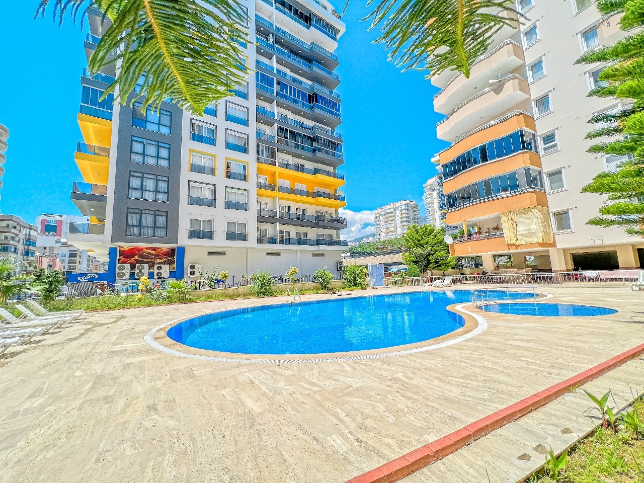 Bergblick 2+1 Wohnung in Mahmutlar, Alanya