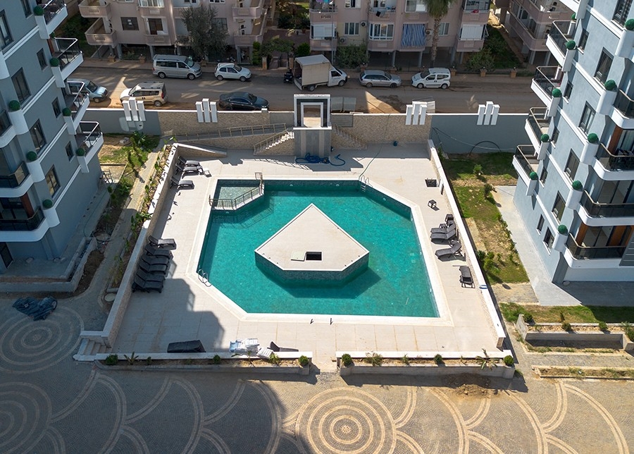 Luxury 1+1 Apartment with Mountain Views, Alanya - Mahmutlar