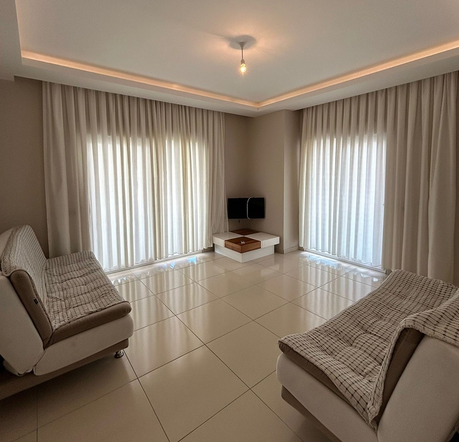 Luxuriöse 2+1 Wohnung mit Bergblick, Alanya