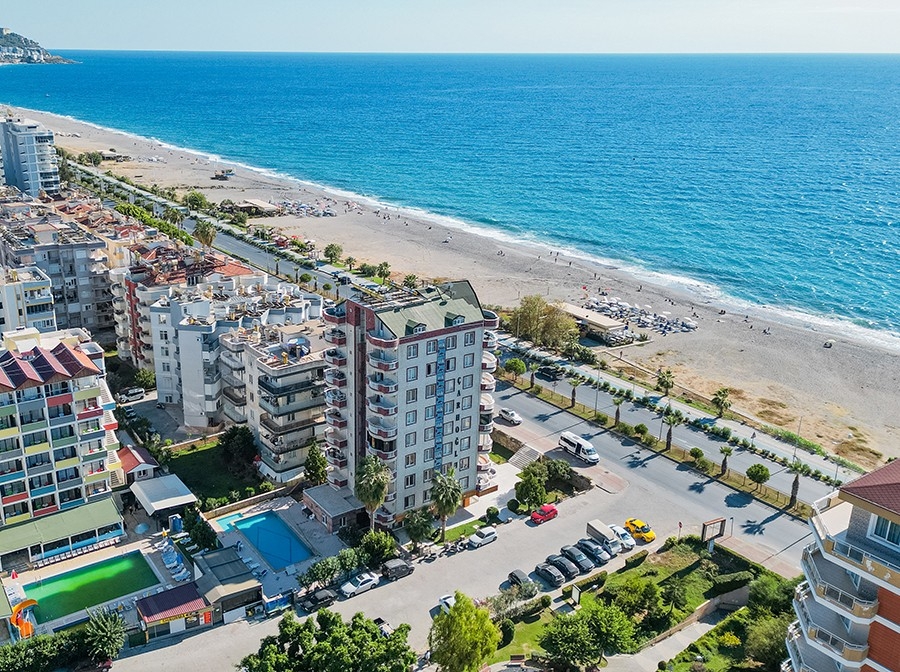 Ylellinen 2+1 huoneistonäkymä merelle ja vuorille, Alanya - Mahmutlar