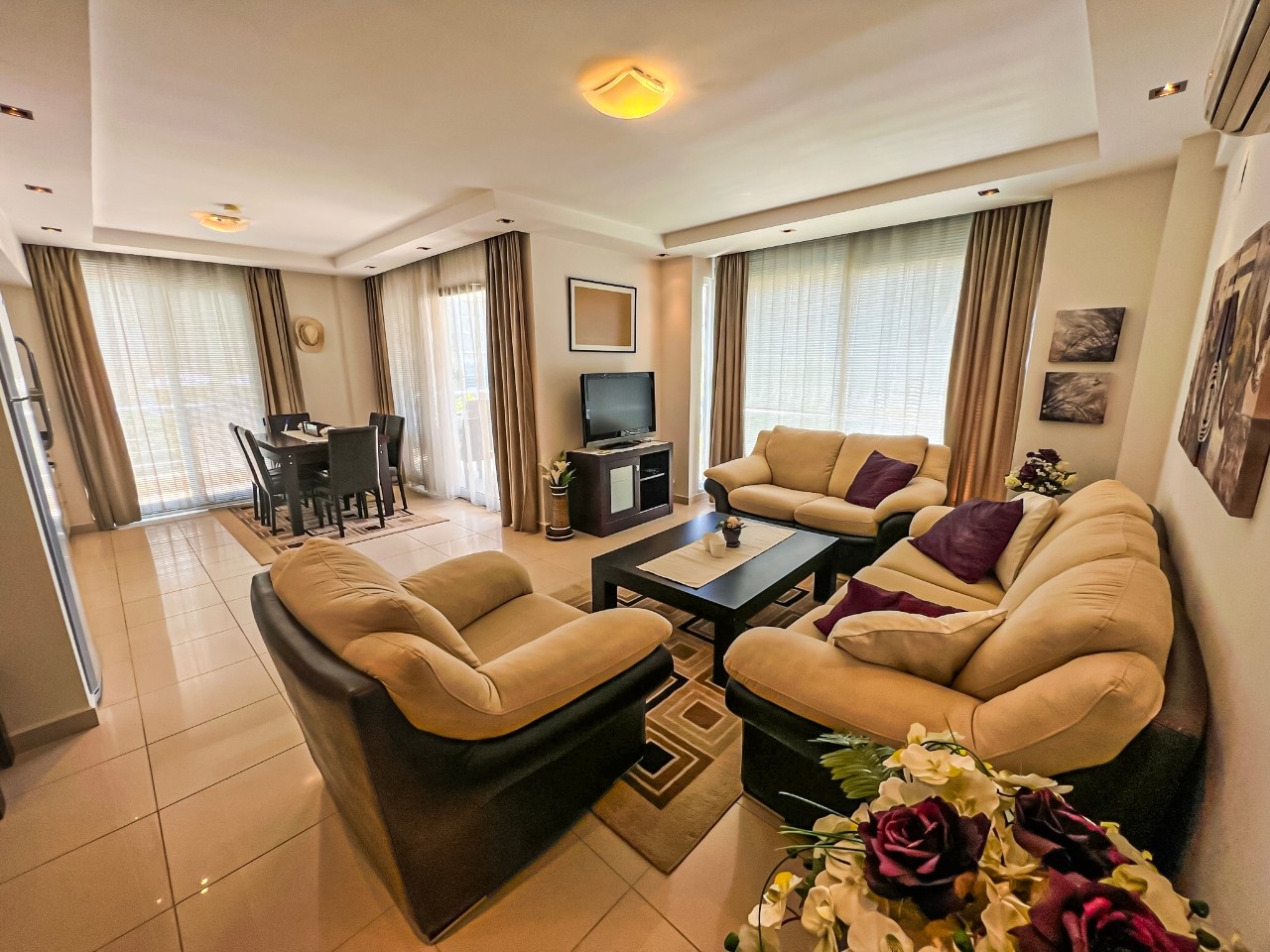 Ylellinen 2+1 Huoneisto Vuorinäköalalla, Alanya - Oba