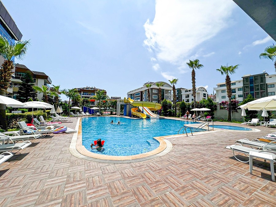 Luxuriöse 2+1 Wohnung mit Bergblick, Alanya - Oba