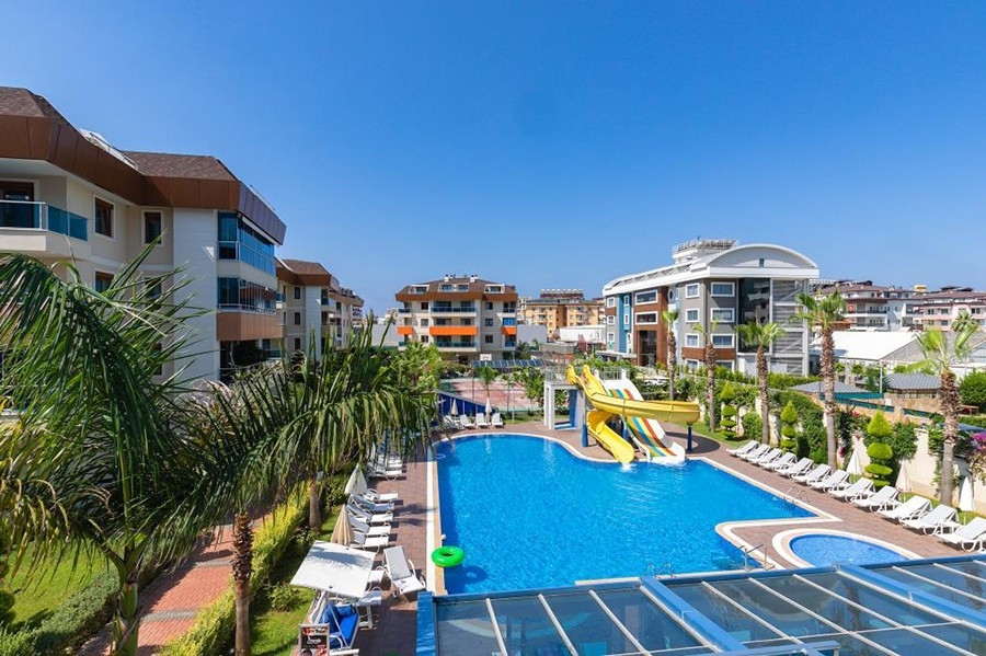 Luxuriöse 2+1 Wohnung mit Bergblick, Alanya - Oba