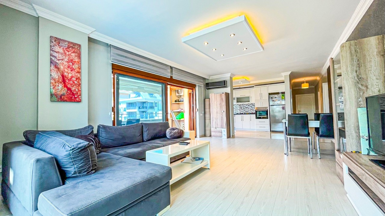 Luxuriöse 2+1 Wohnung mit Bergblick, Alanya - Oba