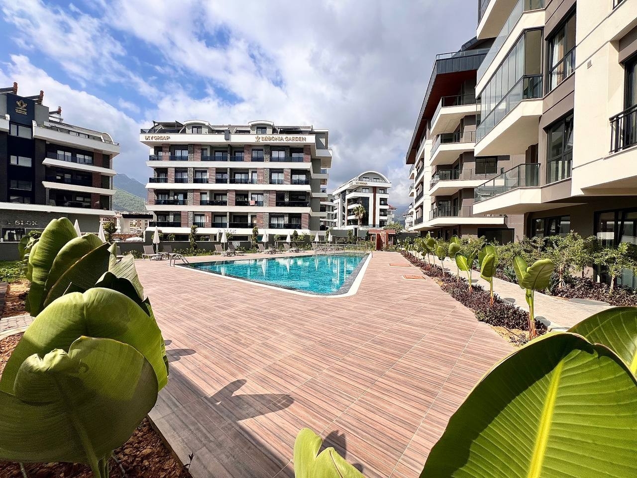 Luxuriöses 2+1 Apartment mit Bergblick in Oba, Alanya