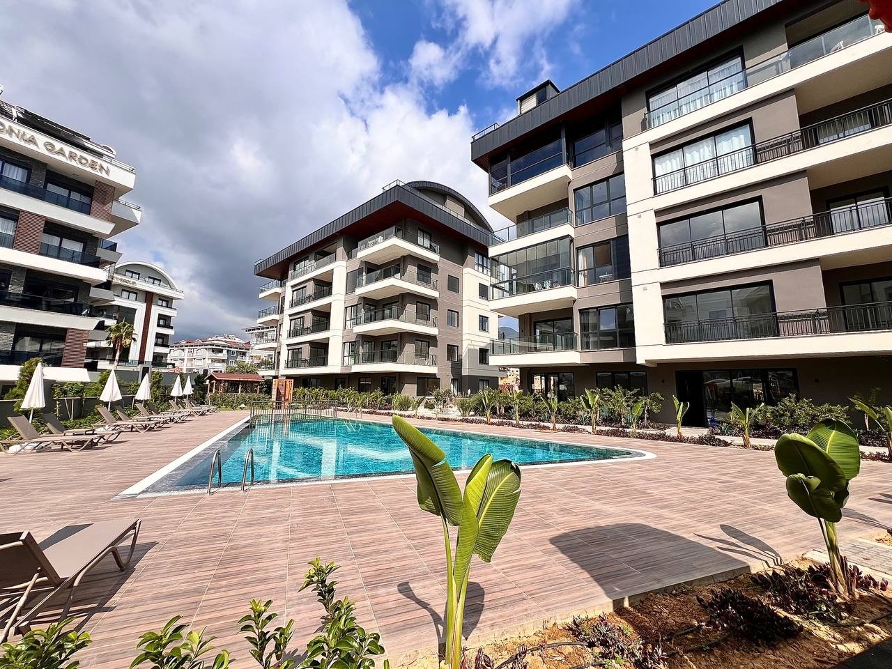 Luxuriöses 2+1 Apartment mit Bergblick in Oba, Alanya