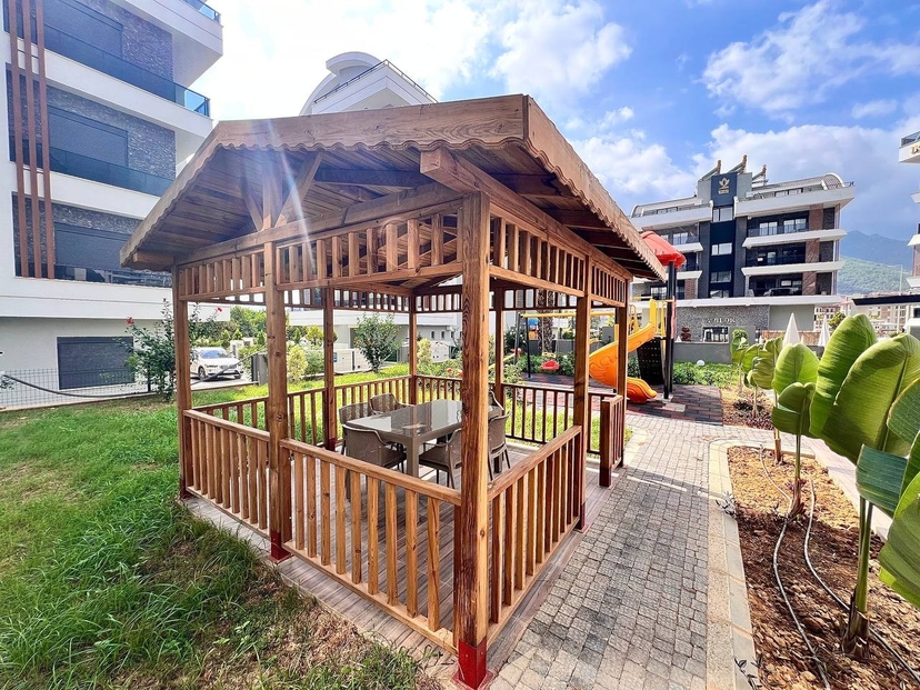 Luxuriöses 2+1 Apartment mit Bergblick in Oba, Alanya