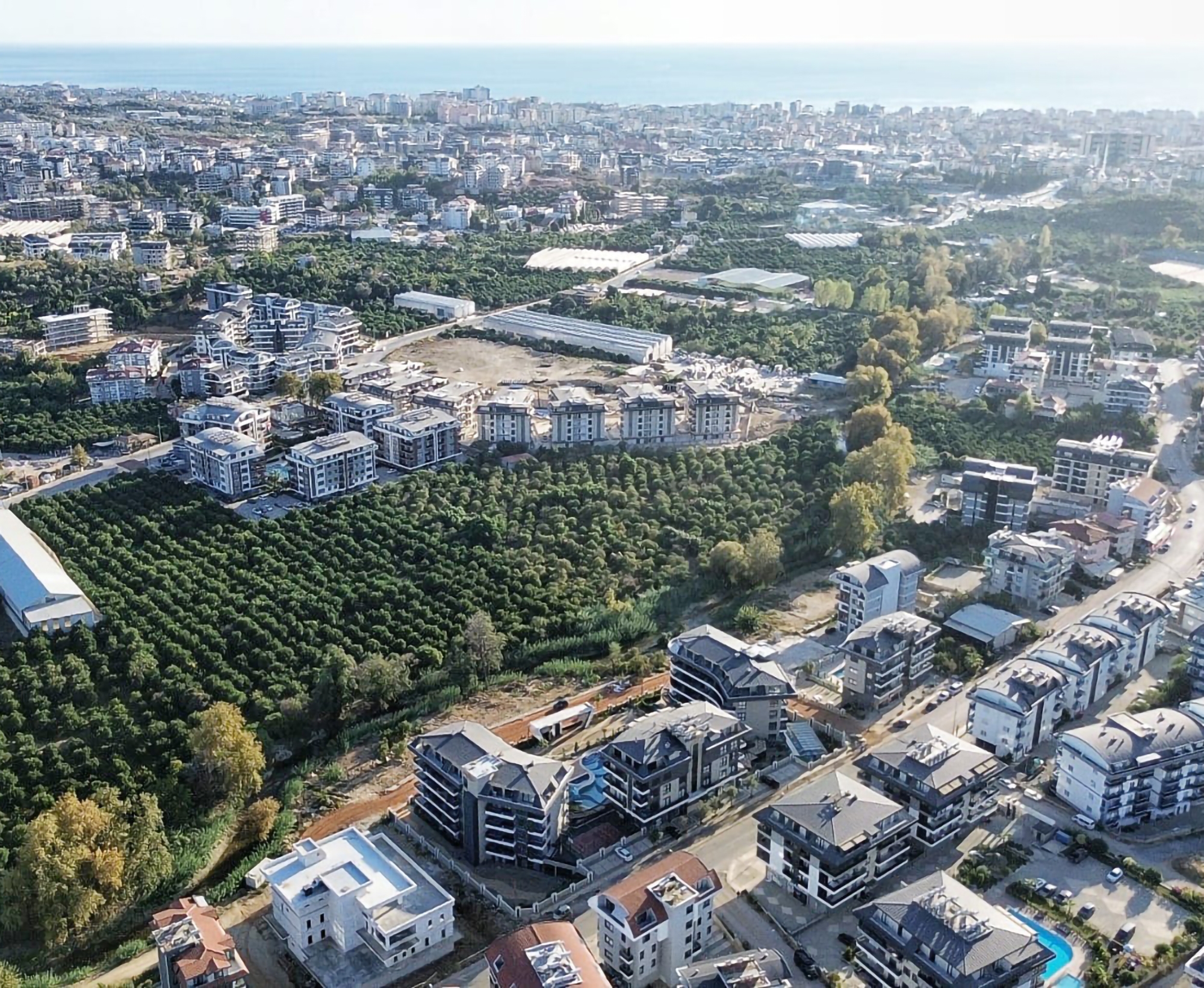 Luksus 1+1 Lejlighed med Bjergudsigt i Alanya - Oba