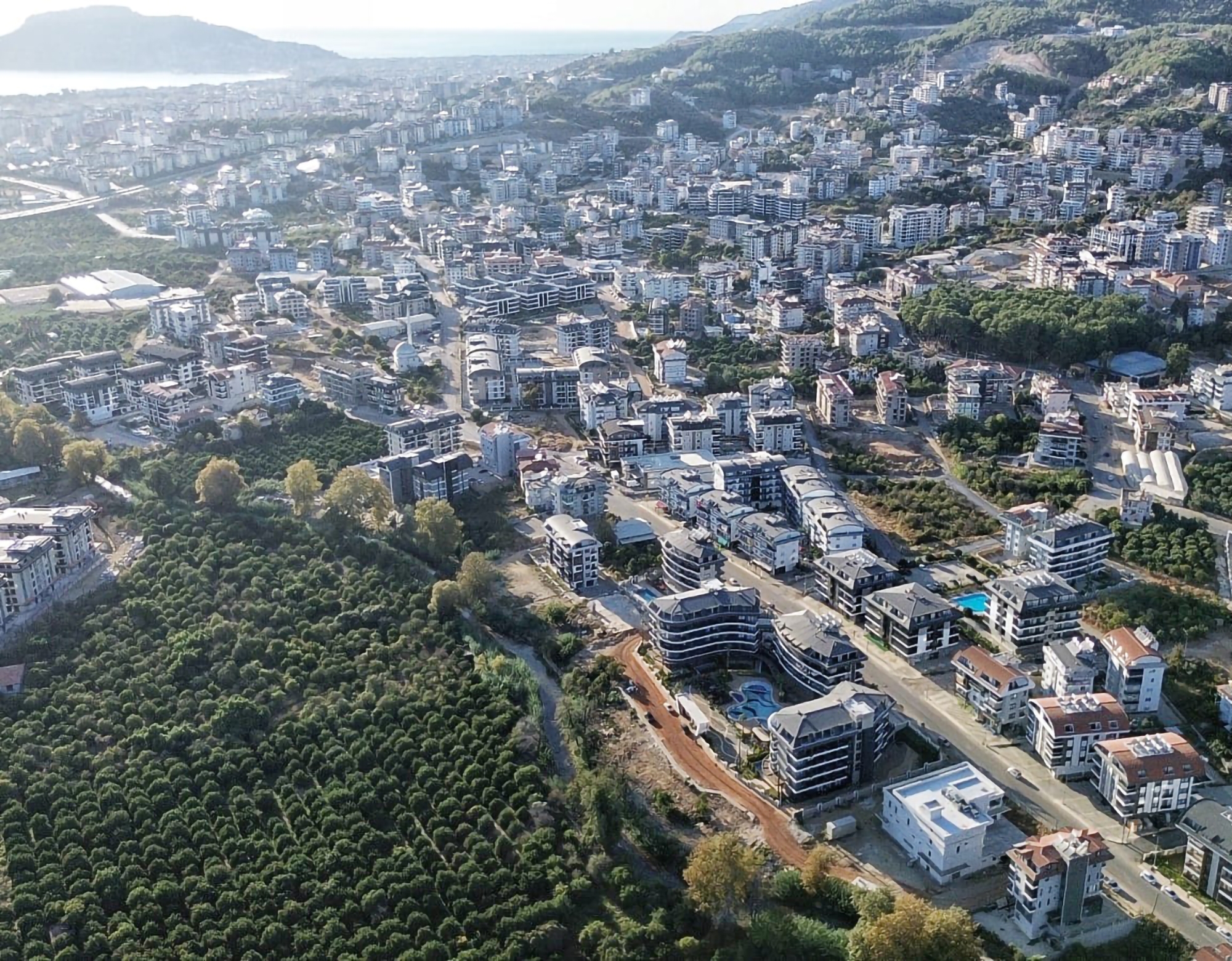 Luksus 1+1 Lejlighed med Bjergudsigt i Alanya - Oba
