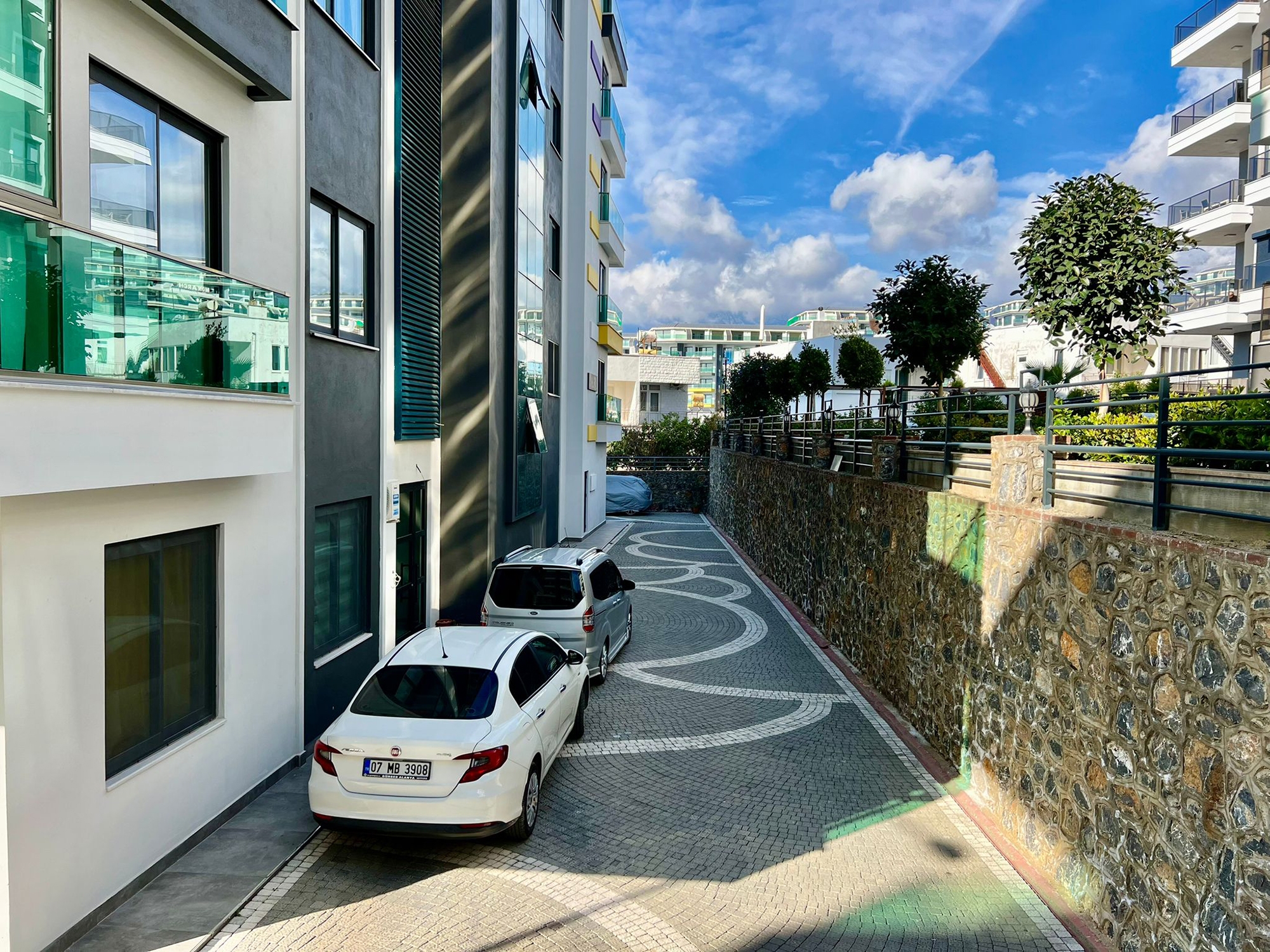 Ylellinen 5+1 huoneistonäkymä merelle ja vuorille, Alanya Kargicak