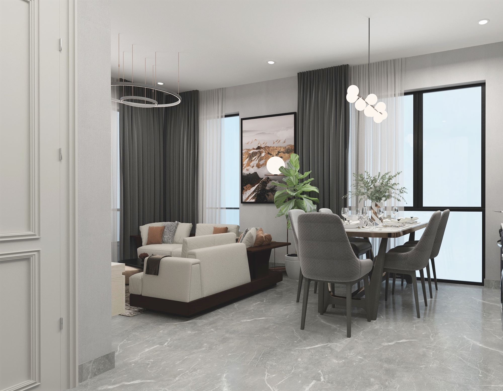 Luksuriøs 3+1 Penthouse med Hav- og Fjellutsikt