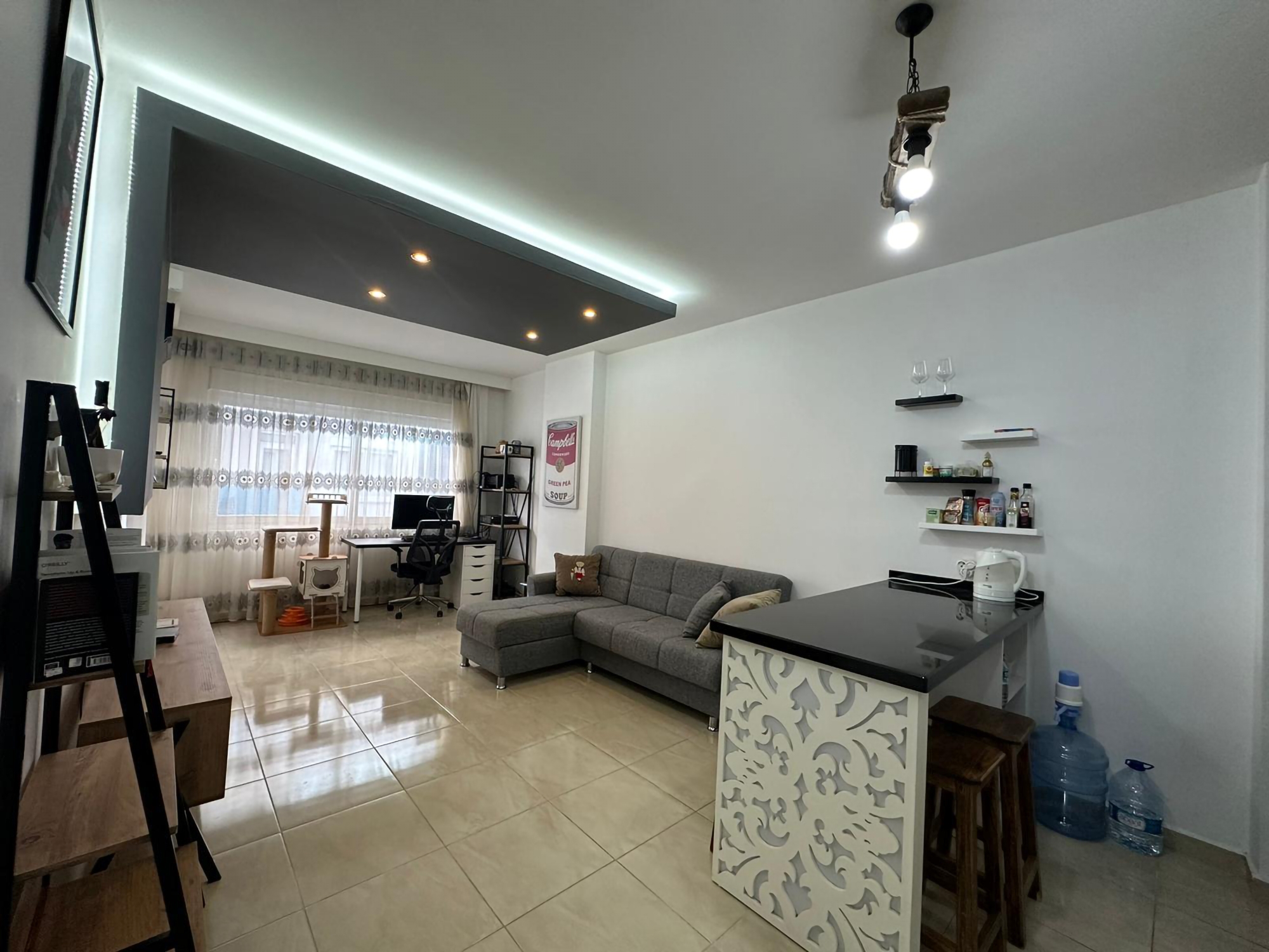 Moderne 1+1 Leilighet med Fjellutsikt, Alanya