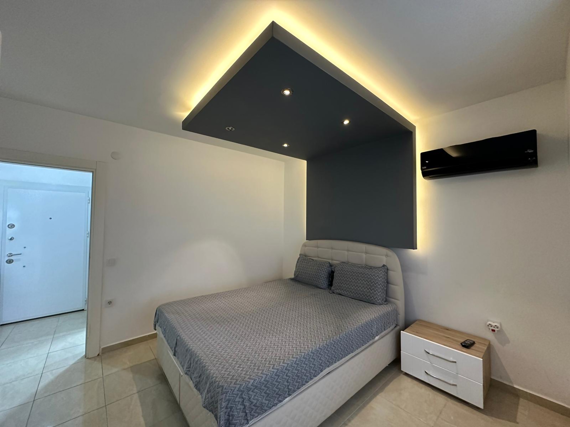 Moderne 1+1 Leilighet med Fjellutsikt, Alanya