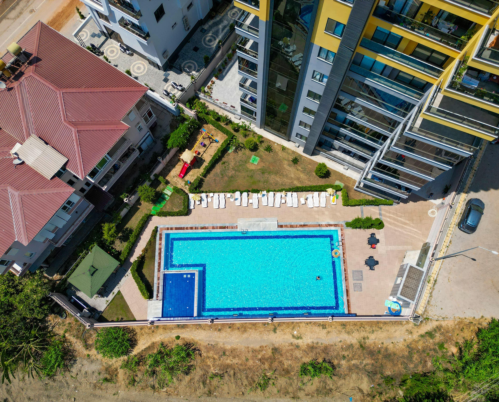 Luxuriöse 3+1 Wohnung mit Bergblick, Alanya - Mahmutlar