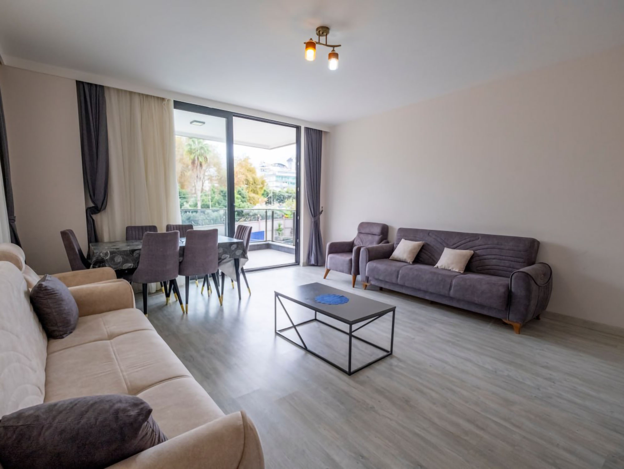 Luxuriöse 3+1 Wohnung mit Bergblick, Alanya - Mahmutlar
