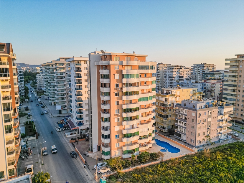 Luxuriöse 2+1 Wohnung mit Meerblick und Burgblick, Alanya - Mahmutlar