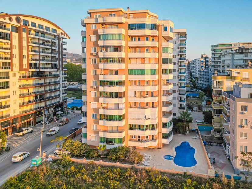 Luxuriöse 2+1 Wohnung mit Meerblick und Burgblick, Alanya - Mahmutlar