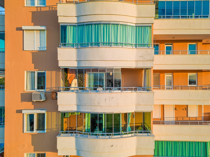 Luxuriöse 2+1 Wohnung mit Meerblick und Burgblick, Alanya - Mahmutlar