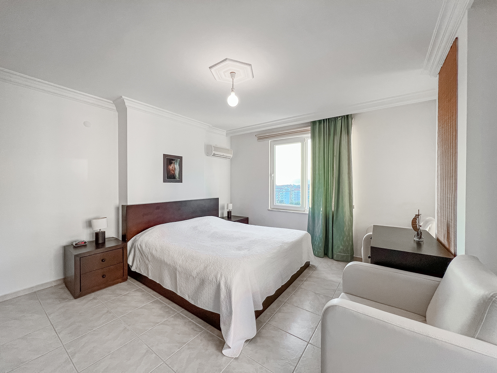 Luxuriöse 2+1 Wohnung mit Meerblick und Burgblick, Alanya - Mahmutlar