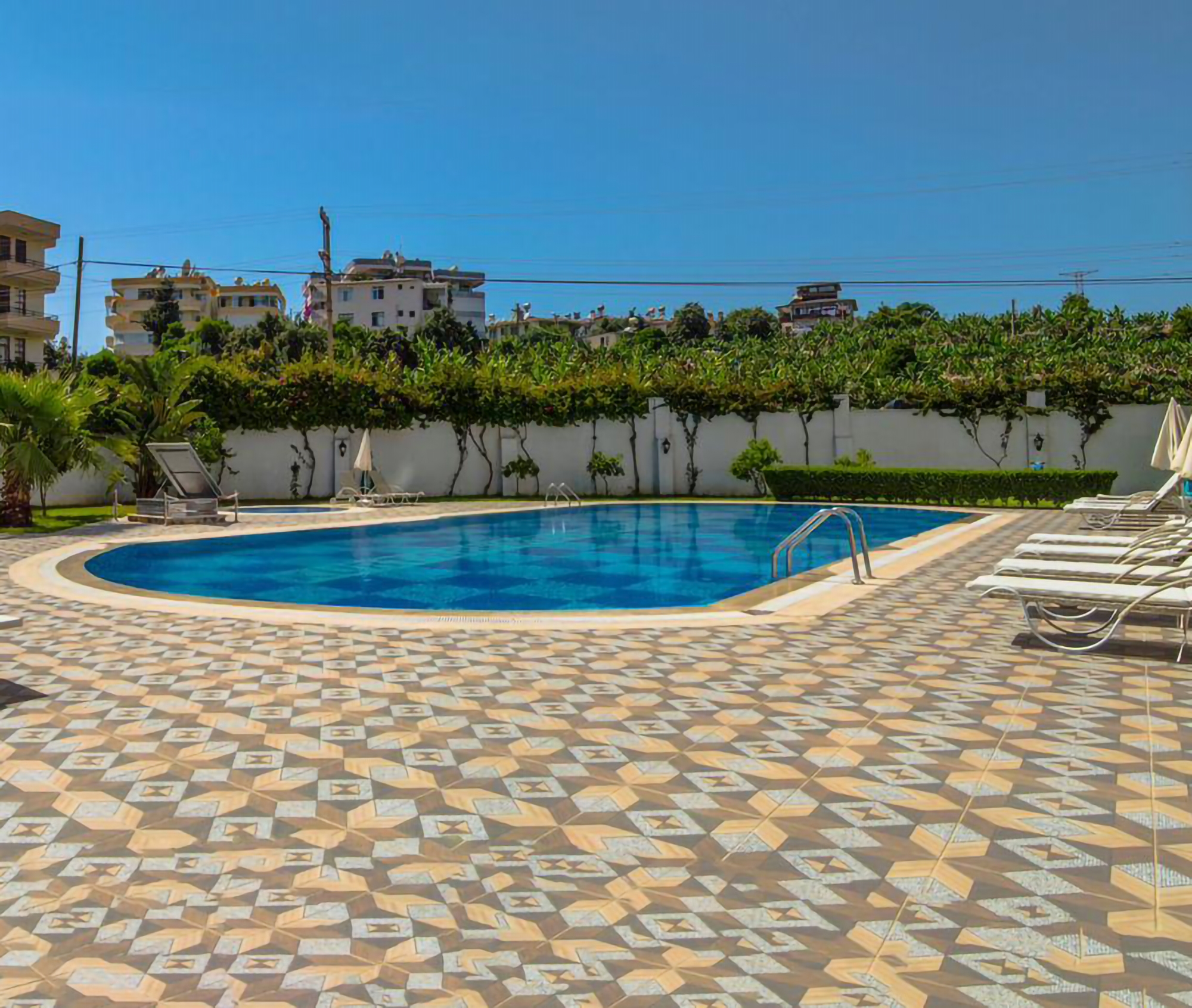 Luxuriöses 1+1 Apartment mit Meerblick und Bergblick, Alanya - Mahmutlar