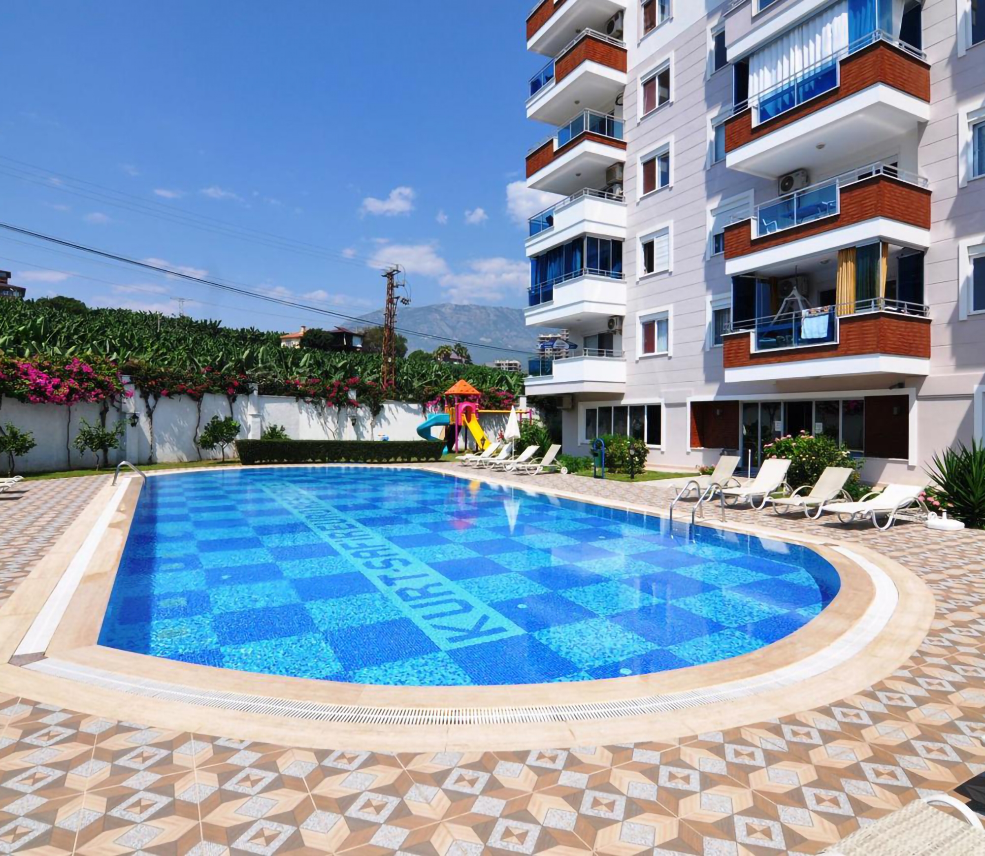 Luxuriöses 1+1 Apartment mit Meerblick und Bergblick, Alanya - Mahmutlar