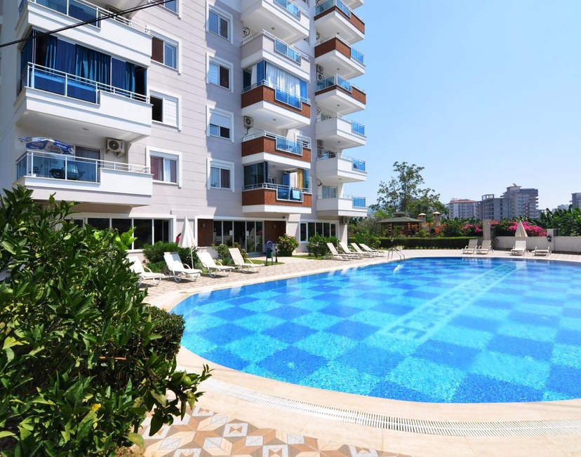 Luxuriöses 1+1 Apartment mit Meerblick und Bergblick, Alanya - Mahmutlar