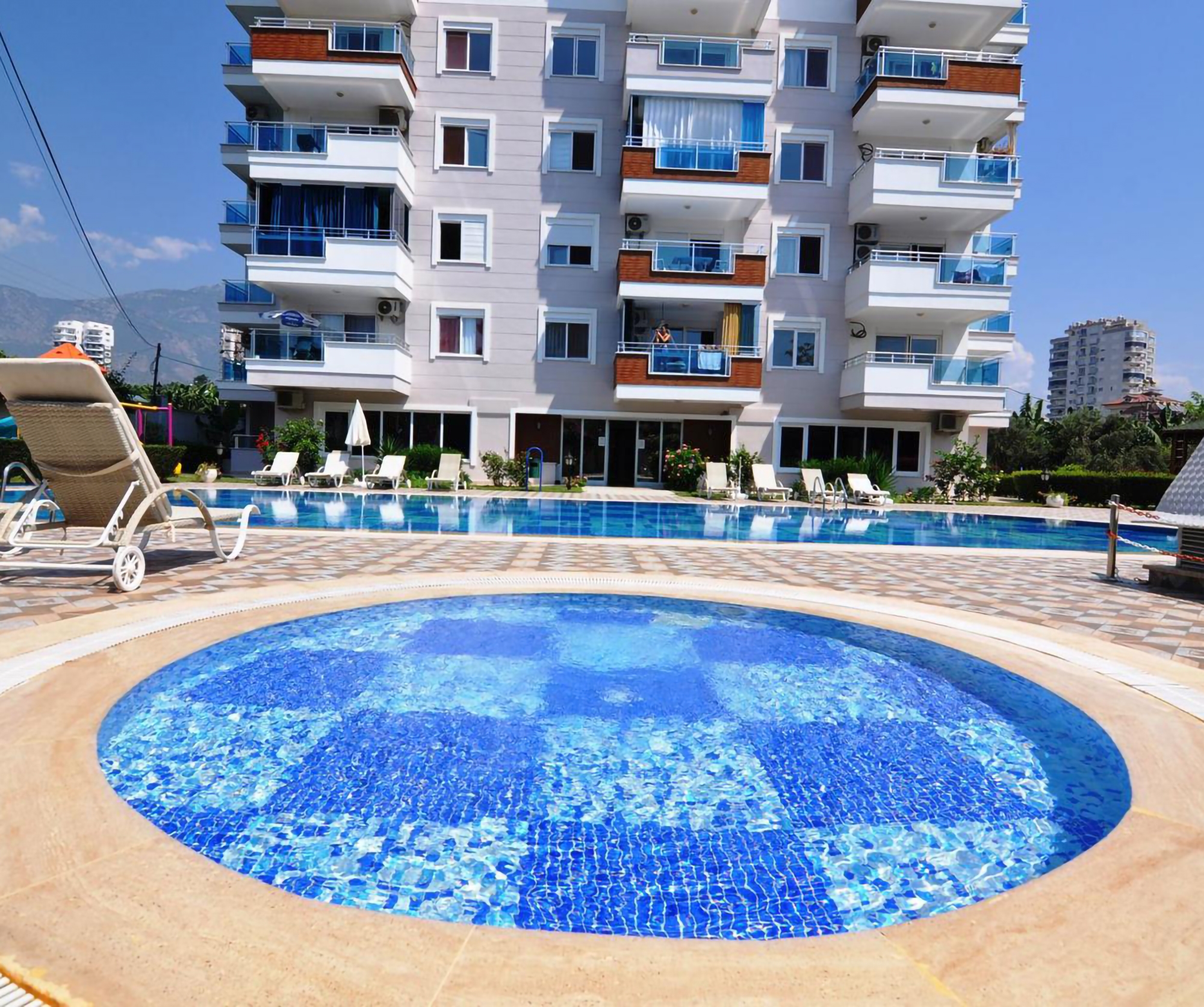 Luxuriöses 1+1 Apartment mit Meerblick und Bergblick, Alanya - Mahmutlar