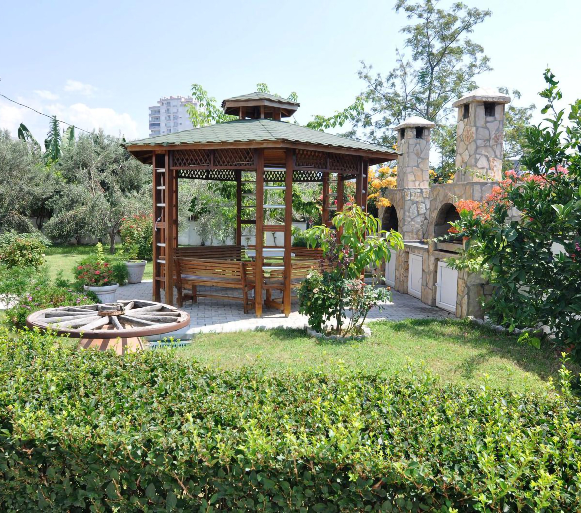 Luxuriöses 1+1 Apartment mit Meerblick und Bergblick, Alanya - Mahmutlar