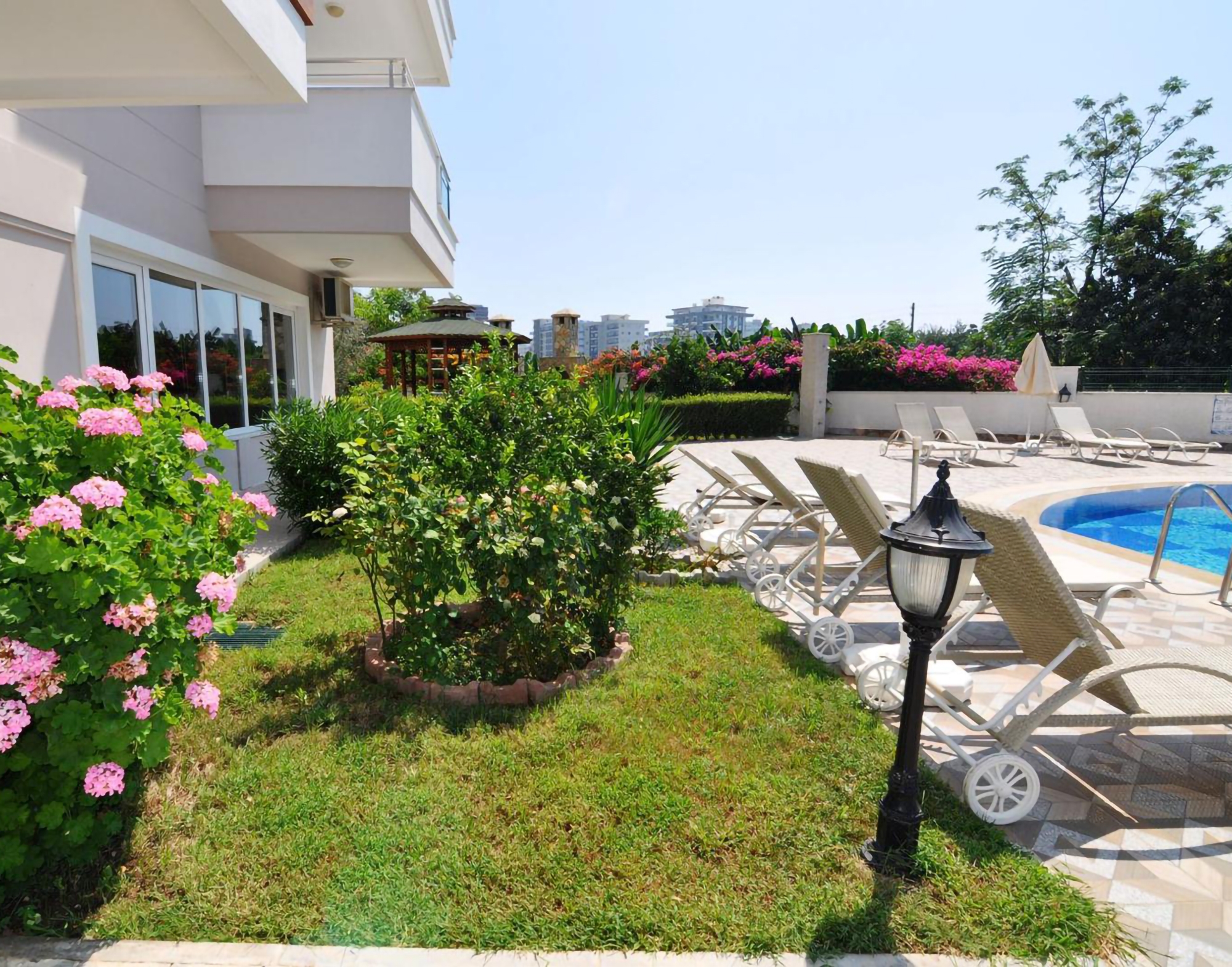 Luxuriöses 1+1 Apartment mit Meerblick und Bergblick, Alanya - Mahmutlar