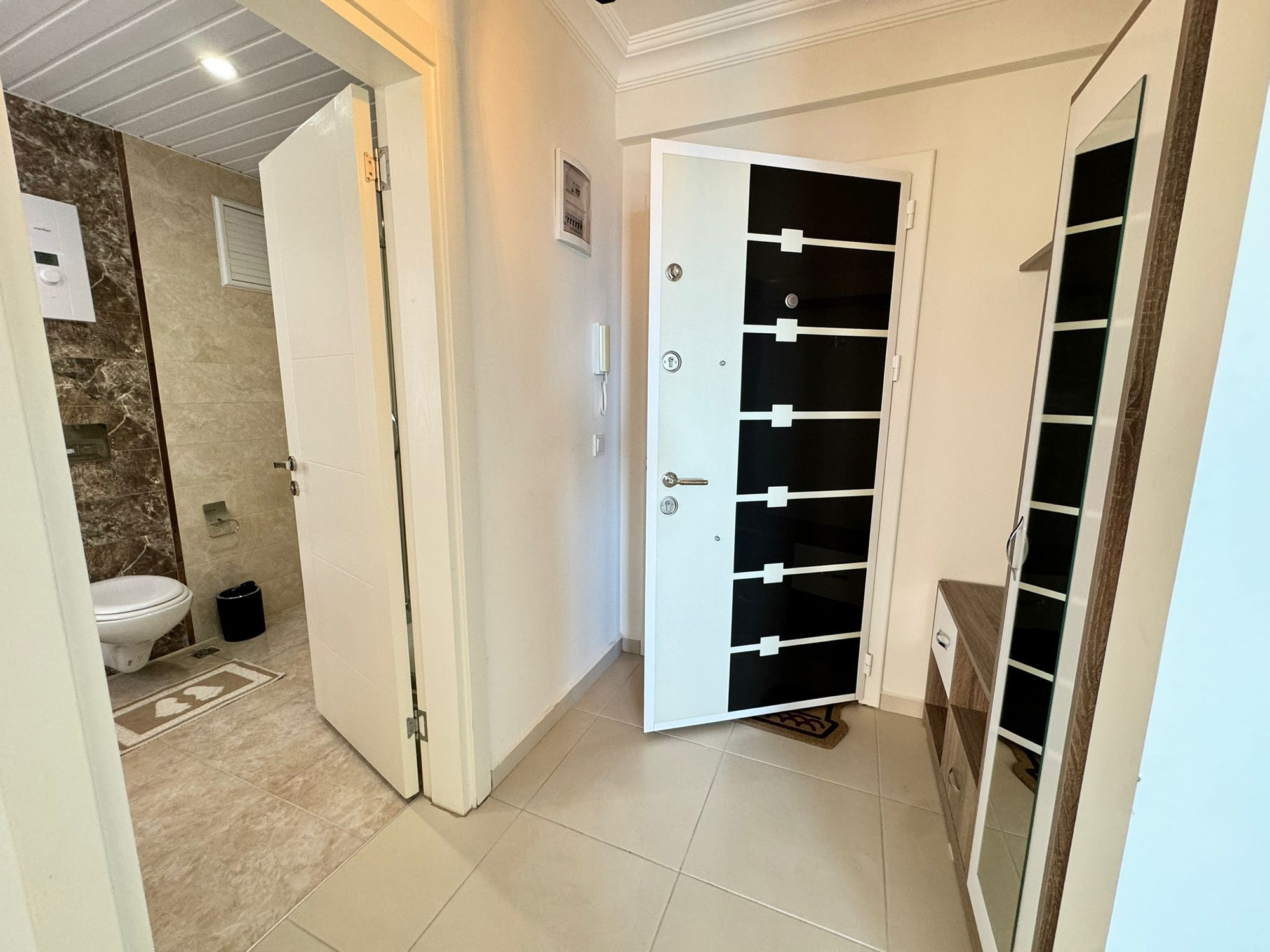 Luxuriöses 1+1 Apartment mit Meerblick und Bergblick, Alanya - Mahmutlar