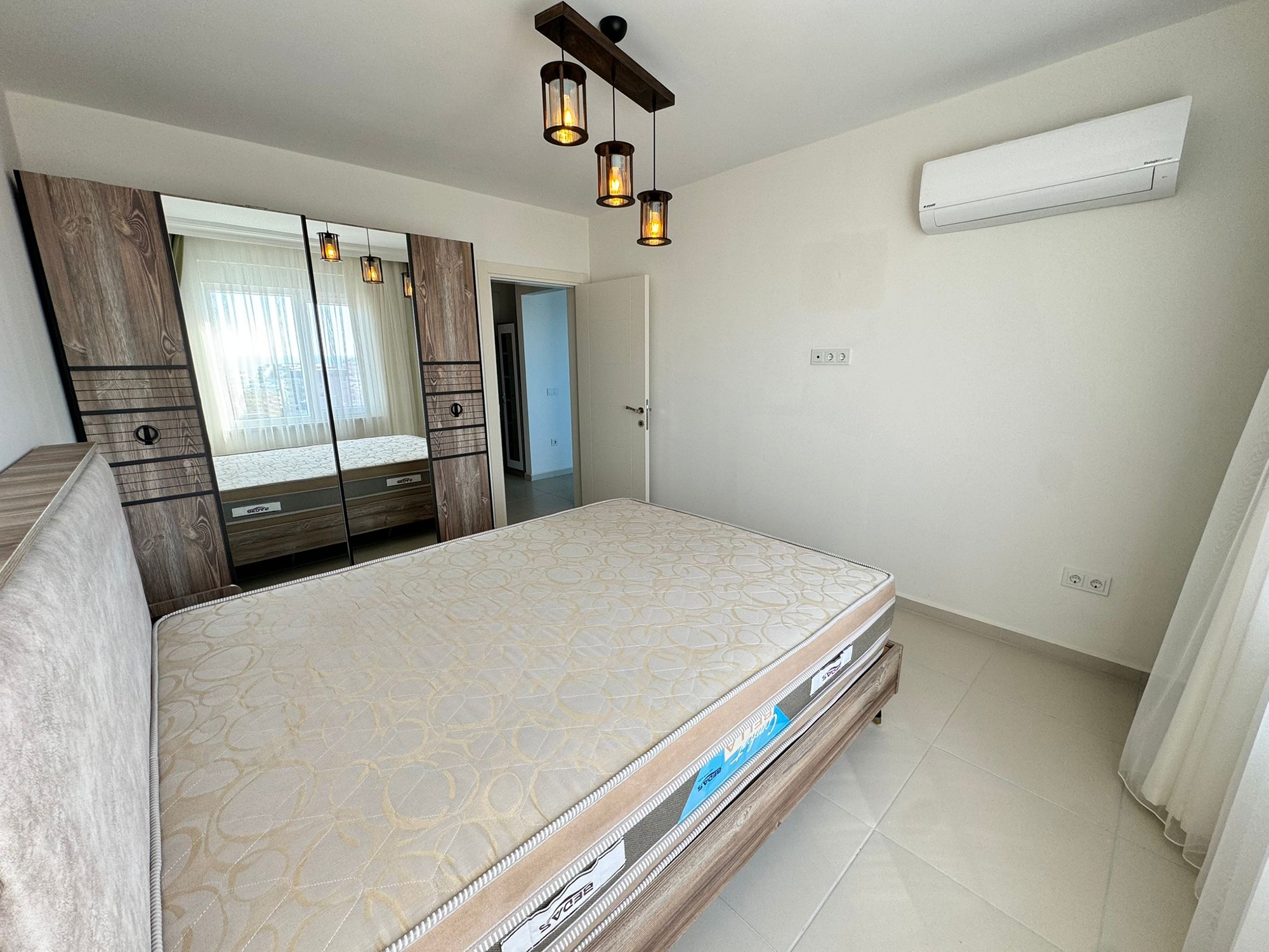 Luxuriöses 1+1 Apartment mit Meerblick und Bergblick, Alanya - Mahmutlar