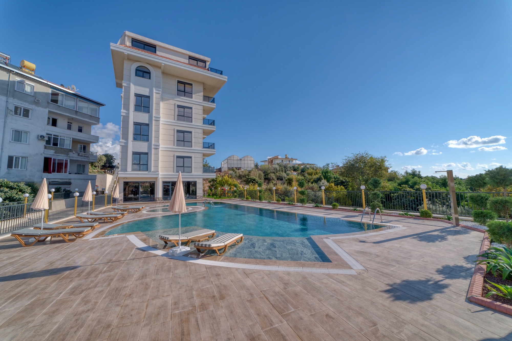 Luxury 1+1 Apartment with Mountain View in Kestel, Alanya