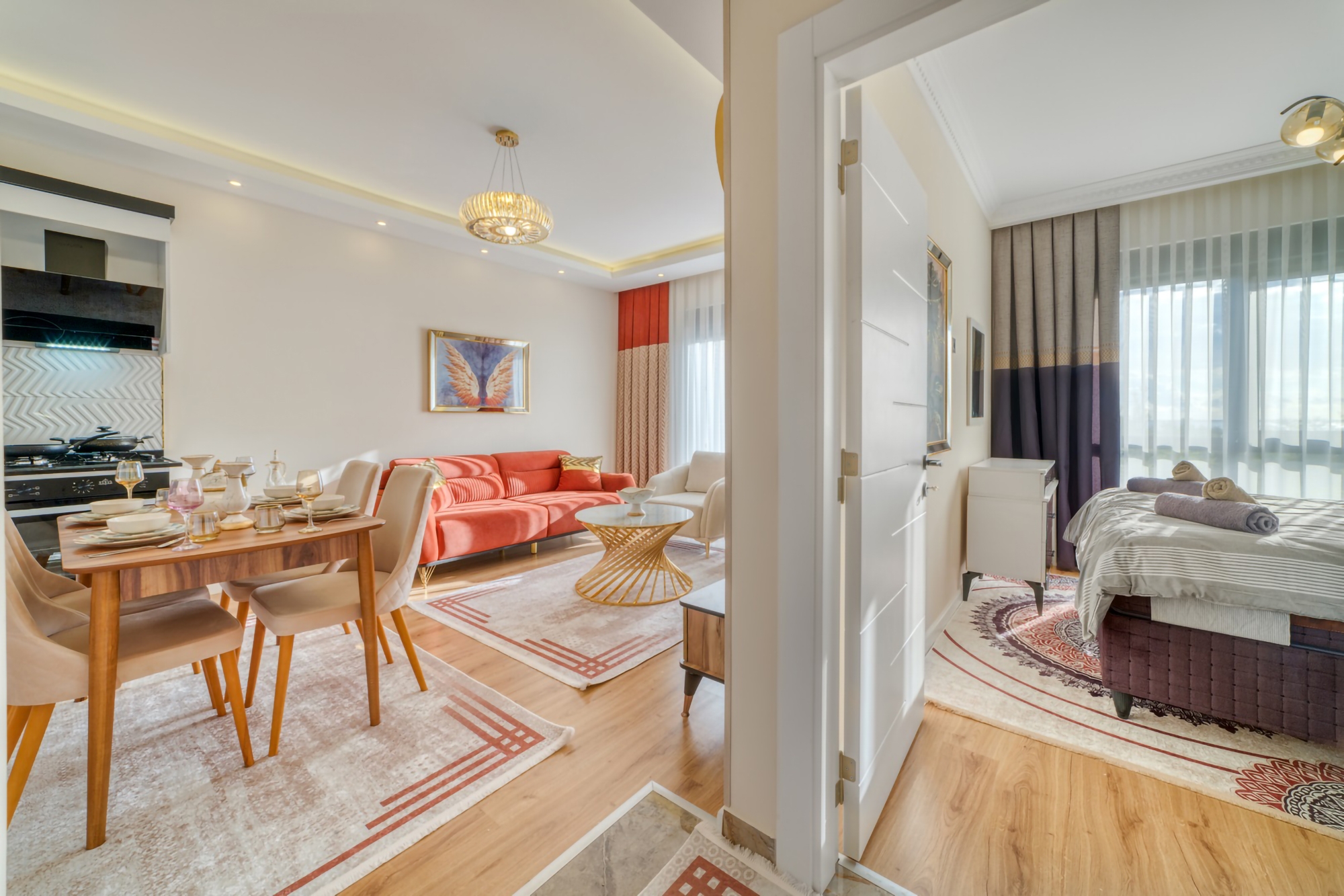Luxury 1+1 Apartment with Mountain View in Kestel, Alanya