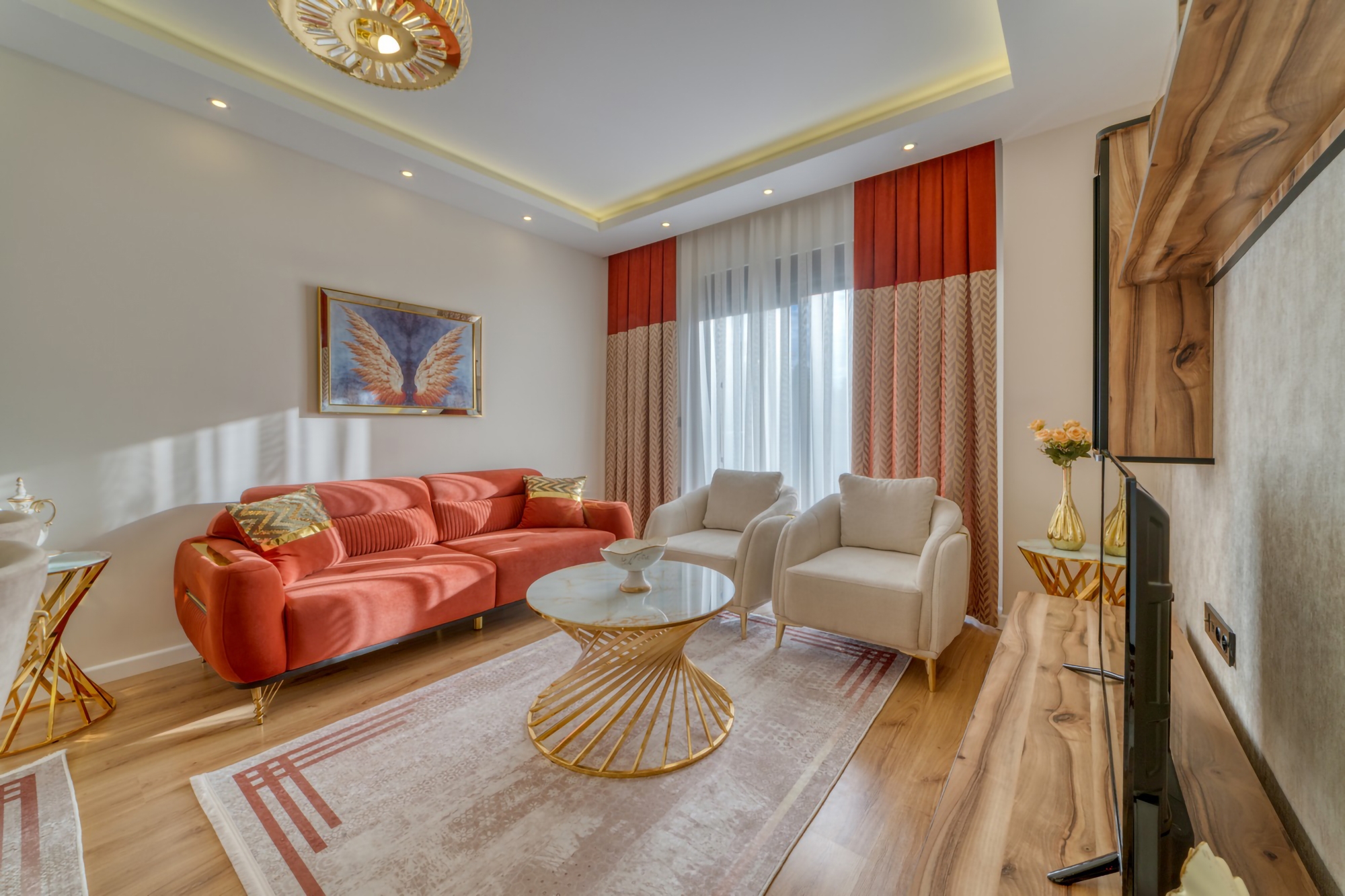 Luxury 1+1 Apartment with Mountain View in Kestel, Alanya