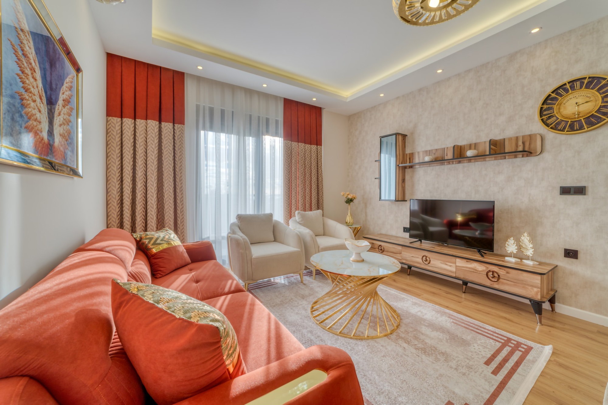 Luxury 1+1 Apartment with Mountain View in Kestel, Alanya