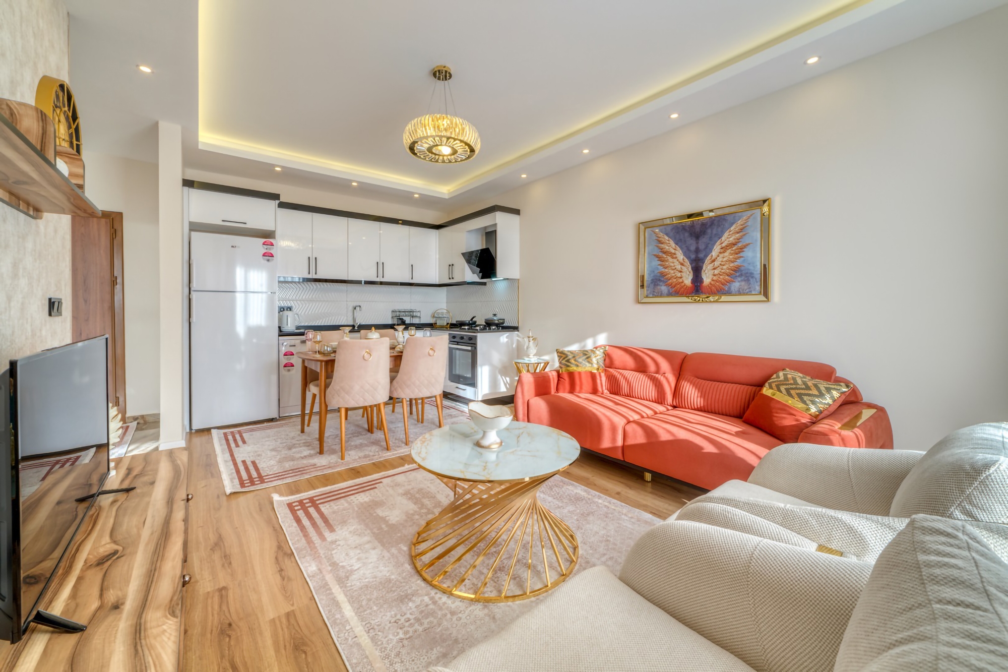 Luxury 1+1 Apartment with Mountain View in Kestel, Alanya