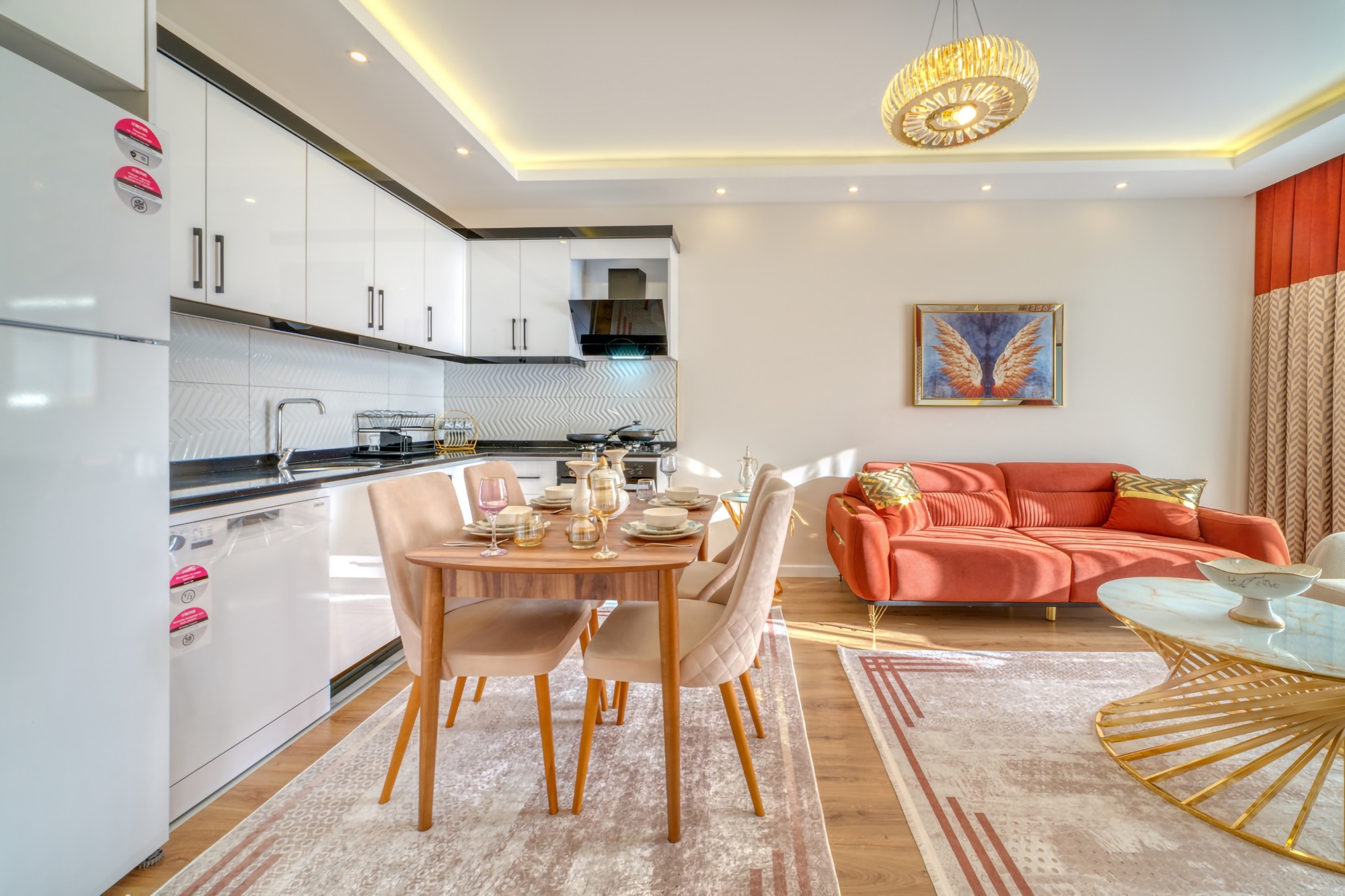 Luxury 1+1 Apartment with Mountain View in Kestel, Alanya