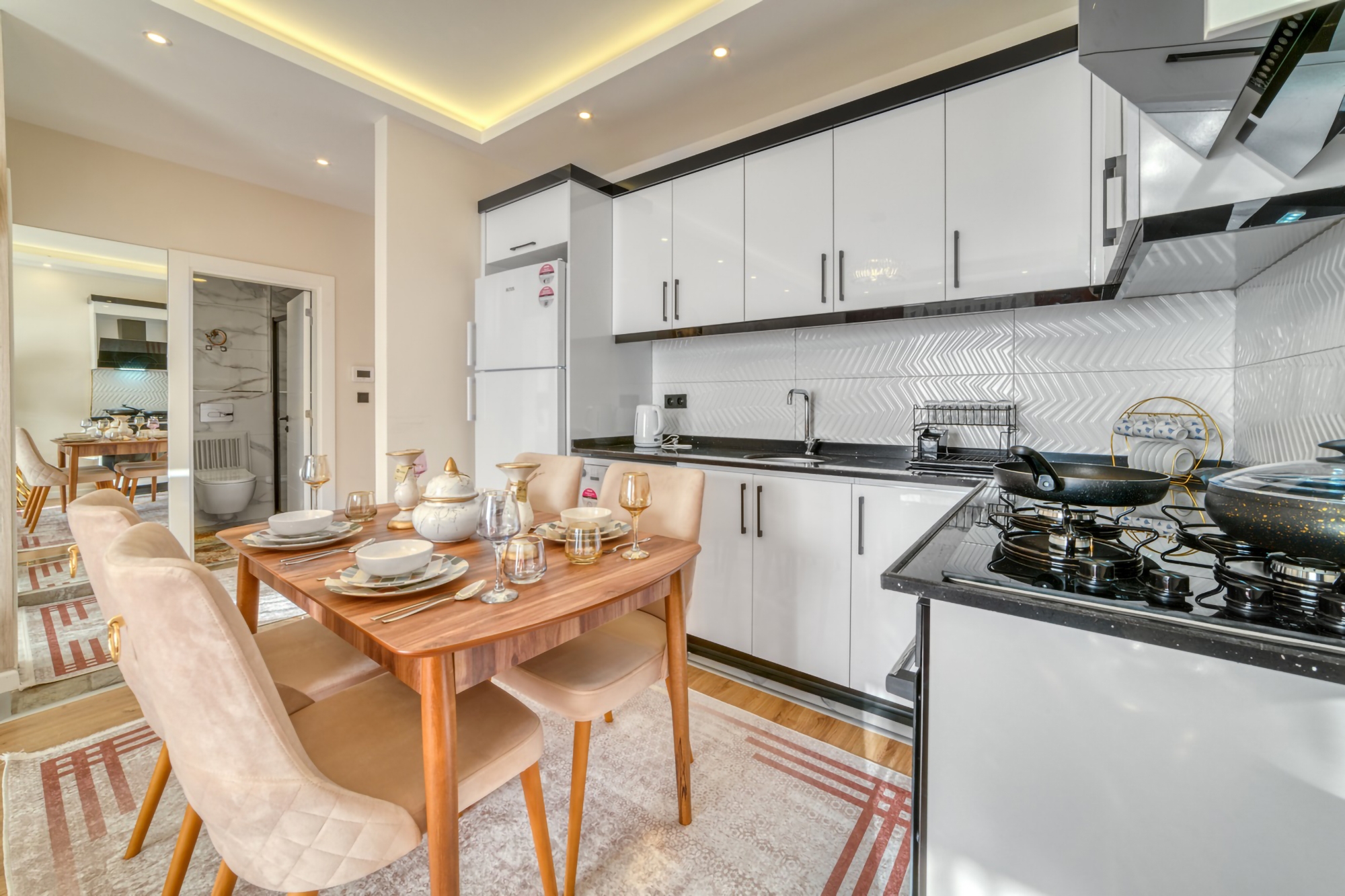 Luxury 1+1 Apartment with Mountain View in Kestel, Alanya