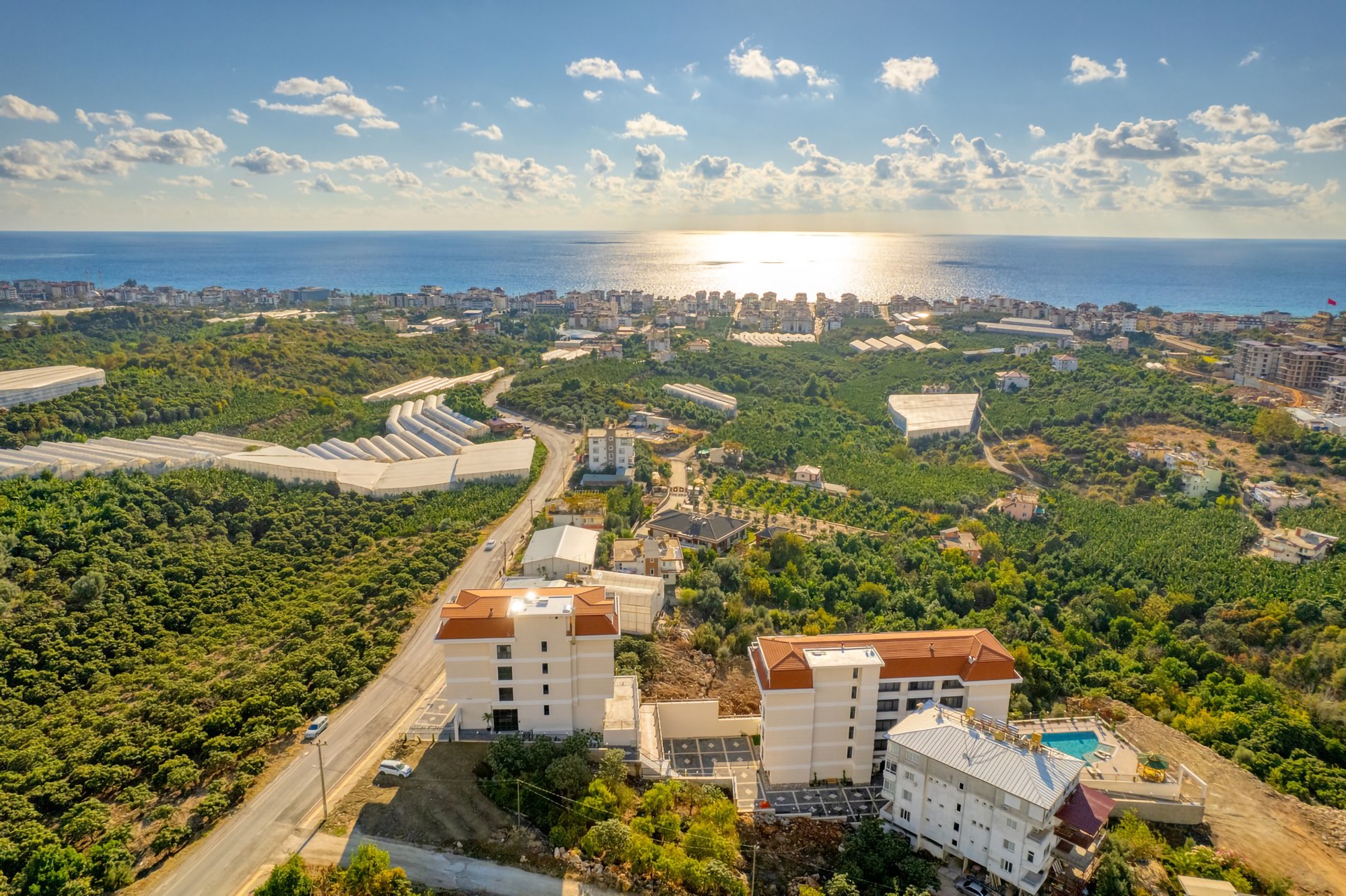 Luxury 3+1 Apartment with Sea and Castle Views, Alanya - Kestel