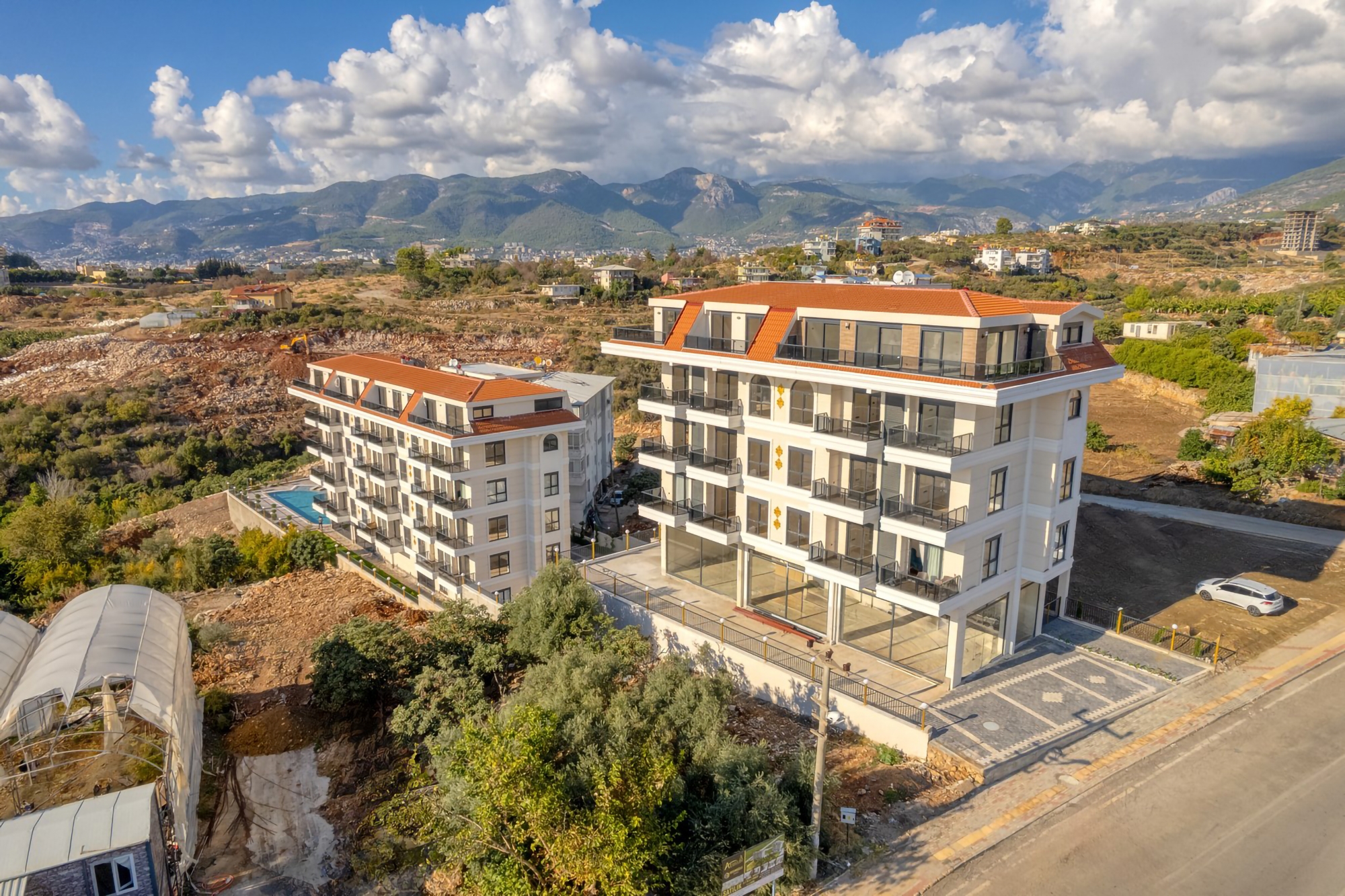 Luxury 3+1 Apartment with Sea and Castle Views, Alanya - Kestel