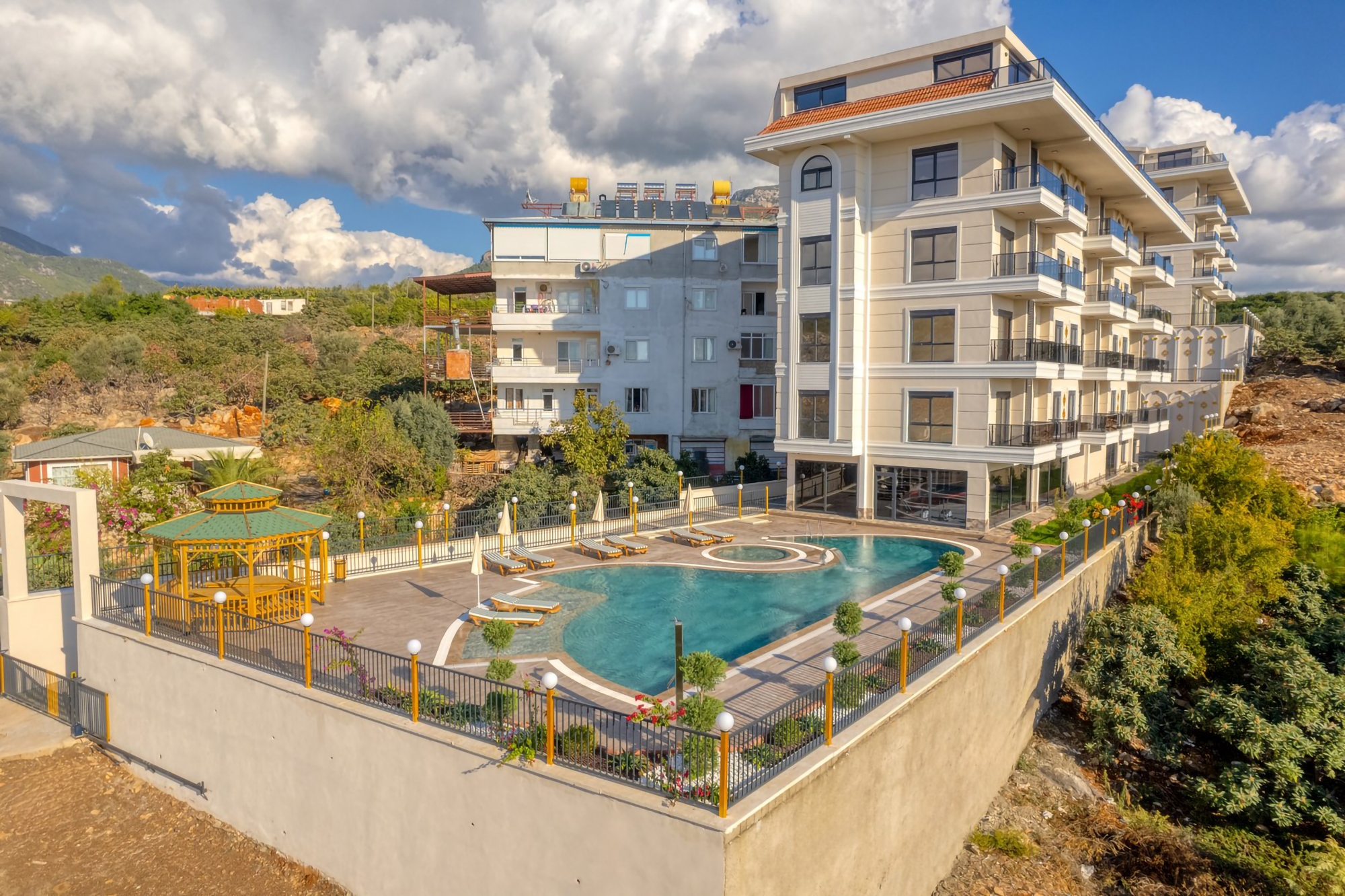 Luxury 3+1 Apartment with Sea and Castle Views, Alanya - Kestel