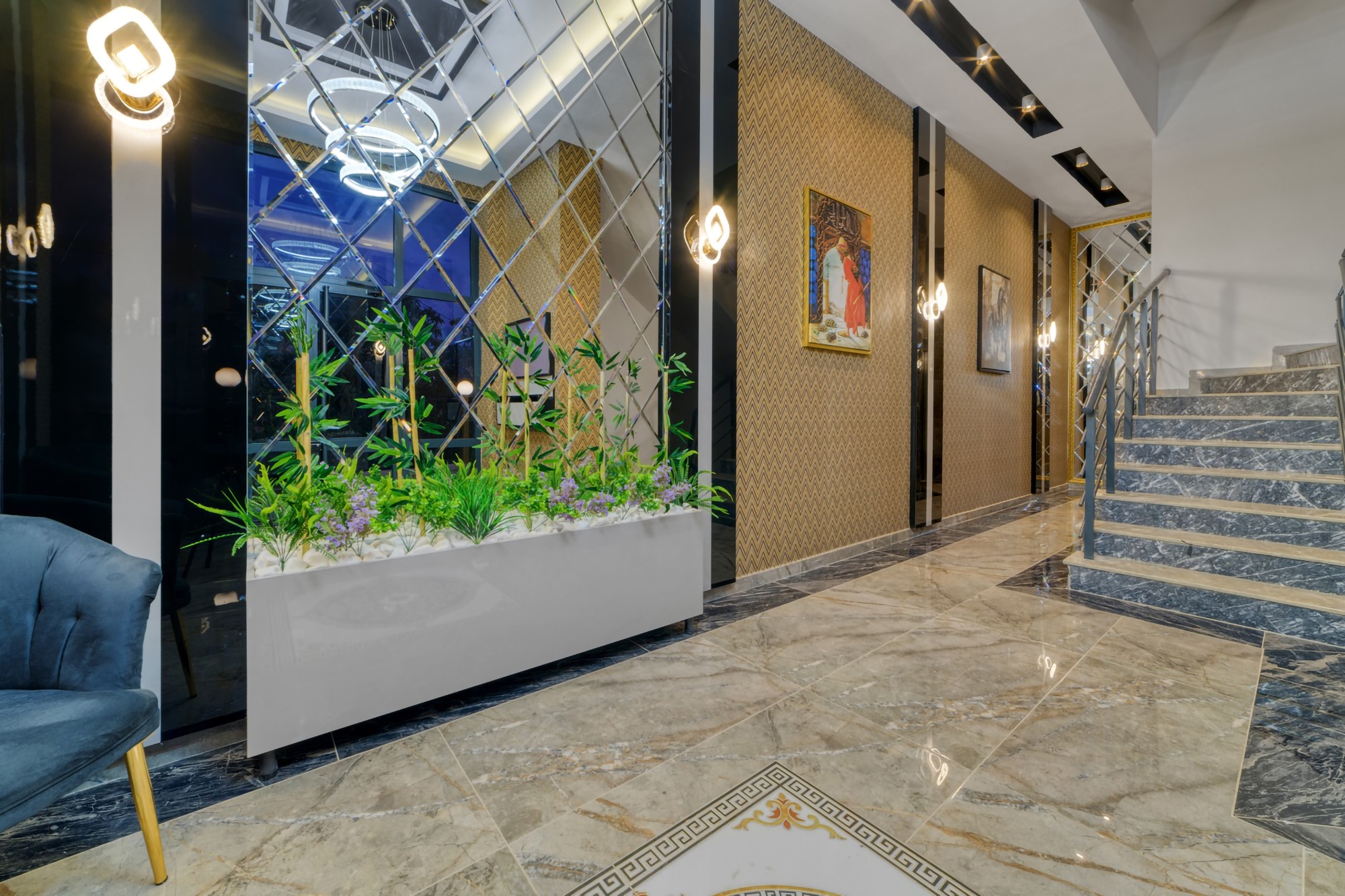 Luxury 3+1 Apartment with Sea and Castle Views, Alanya - Kestel